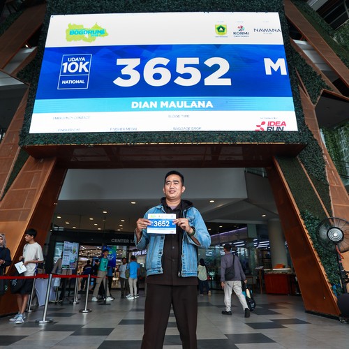 Race photo from BOGORUN 2026