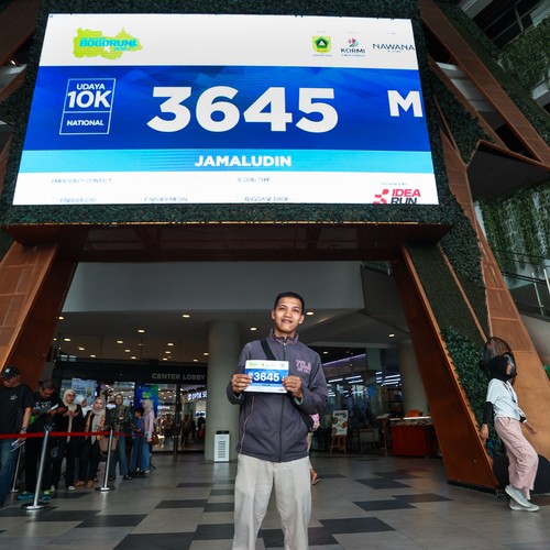 Race photo from BOGORUN 2026