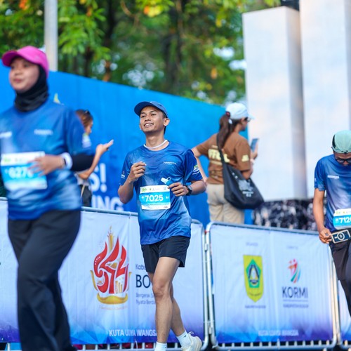 Race photo from BOGORUN 2026