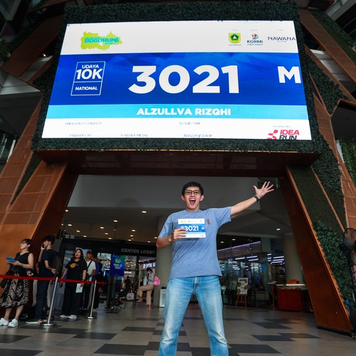 Race photo from BOGORUN 2026