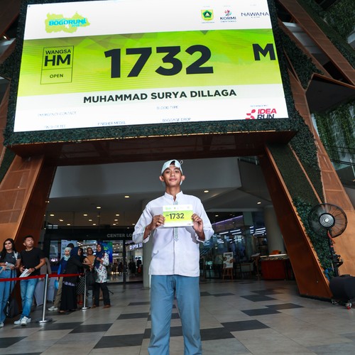 Race photo from BOGORUN 2026