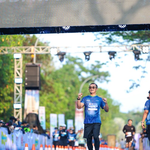 Race photo from BOGORUN 2026