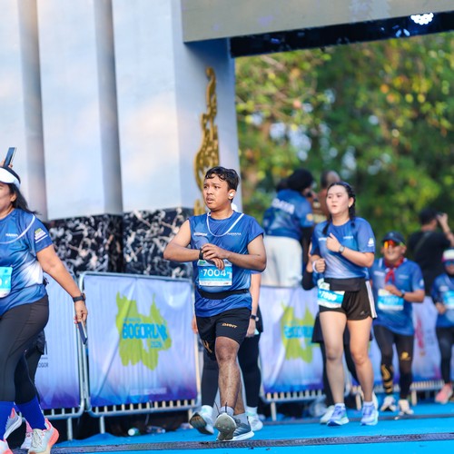 Race photo from BOGORUN 2026