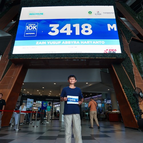 Race photo from BOGORUN 2026