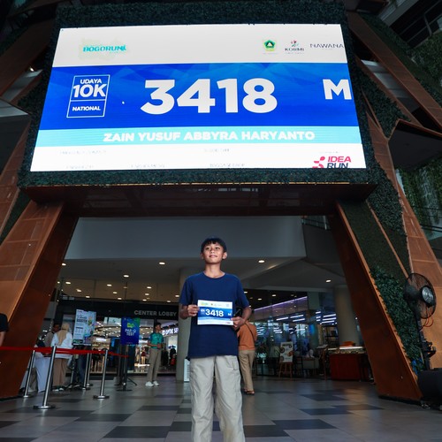 Race photo from BOGORUN 2026