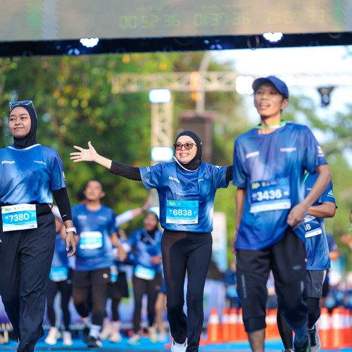 Race photo from BOGORUN 2026