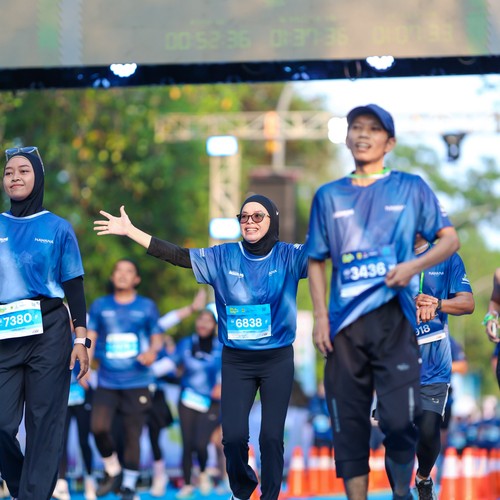 Race photo from BOGORUN 2026