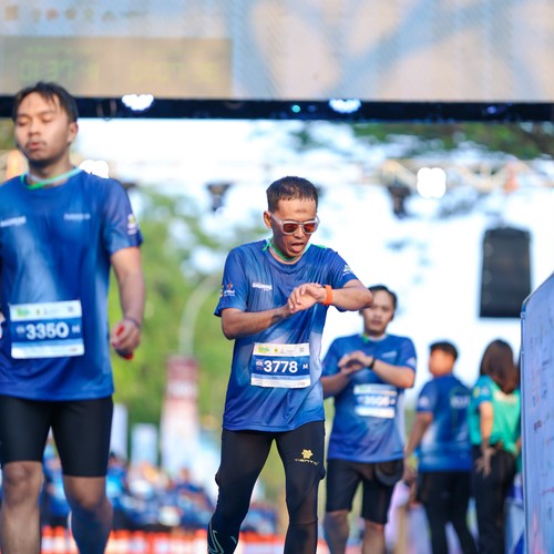 Race photo from BOGORUN 2026