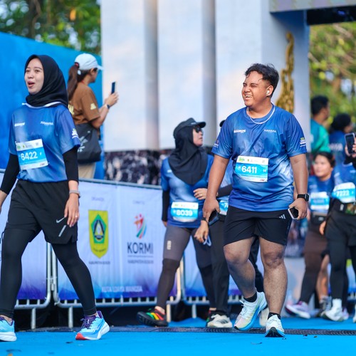 Race photo from BOGORUN 2026