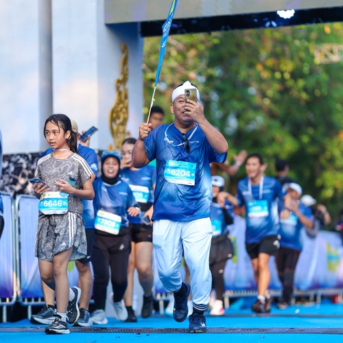 Race photo from BOGORUN 2026