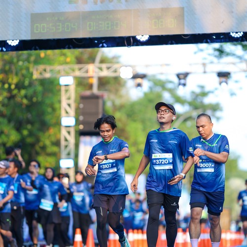 Race photo from BOGORUN 2026