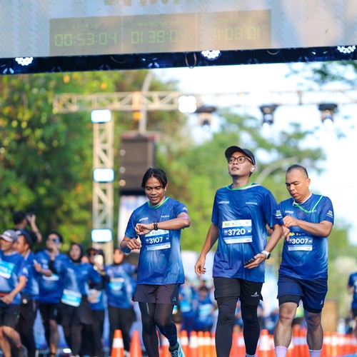 Race photo from BOGORUN 2026