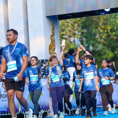 Race photo from BOGORUN 2026