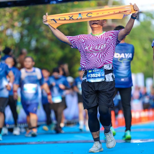 Race photo from BOGORUN 2026