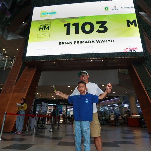 Race photo from BOGORUN 2026