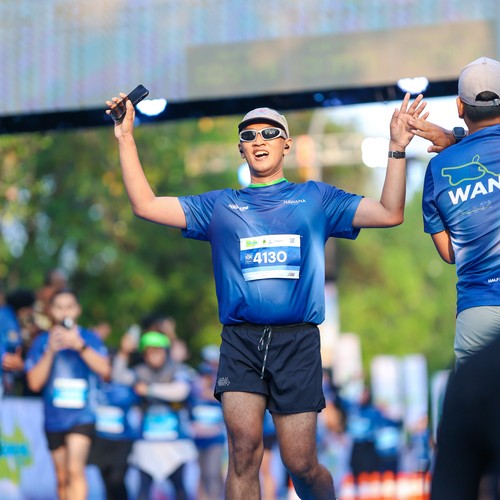 Race photo from BOGORUN 2026
