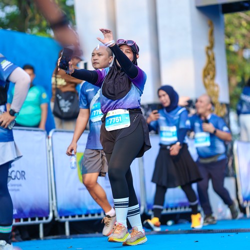 Race photo from BOGORUN 2026