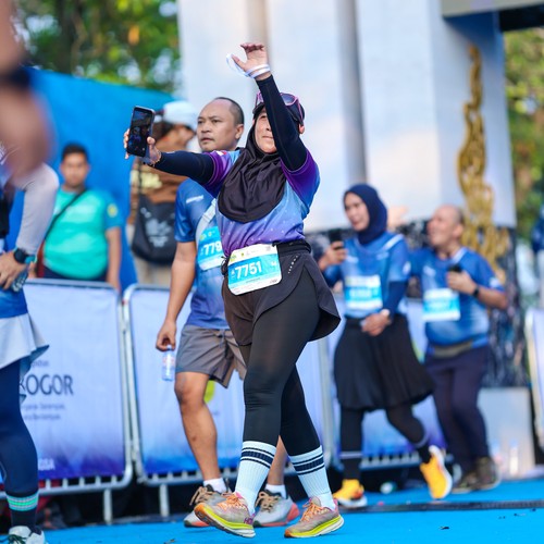 Race photo from BOGORUN 2026
