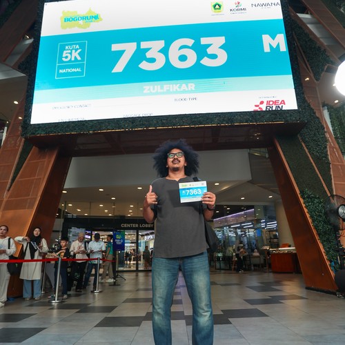 Race photo from BOGORUN 2026