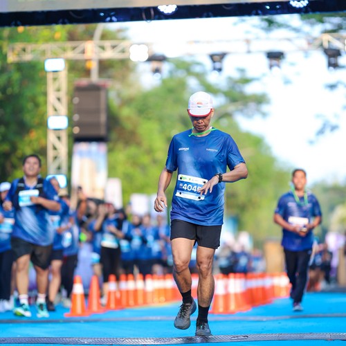 Race photo from BOGORUN 2026