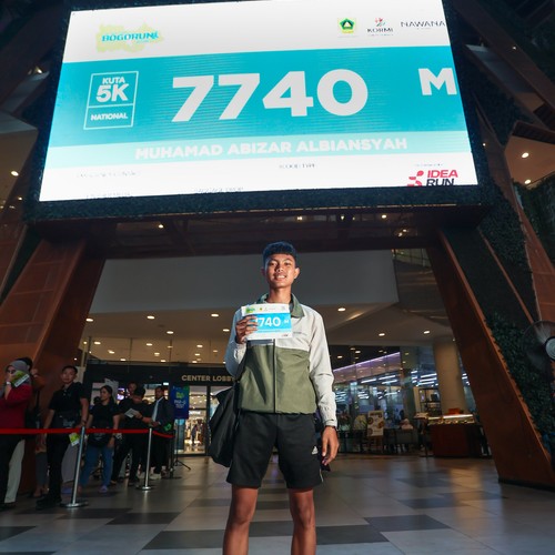 Race photo from BOGORUN 2026