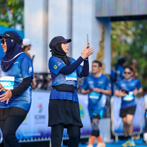 Race photo from BOGORUN 2026
