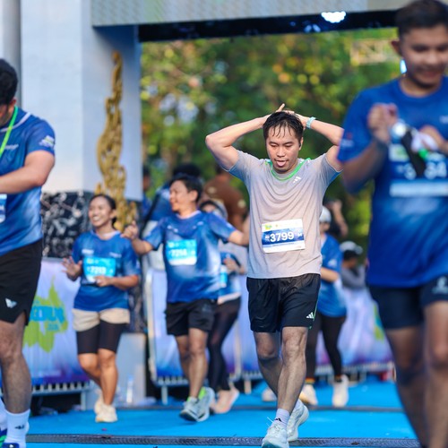 Race photo from BOGORUN 2026