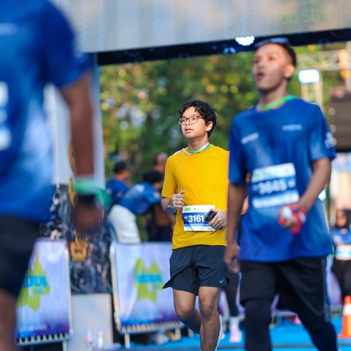 Race photo from BOGORUN 2026