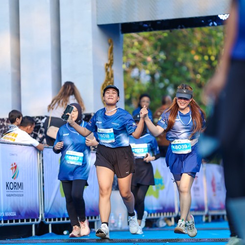 Race photo from BOGORUN 2026