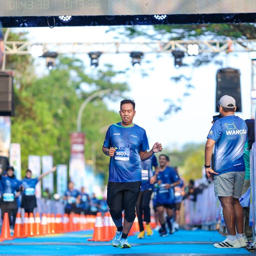 Race photo from BOGORUN 2026