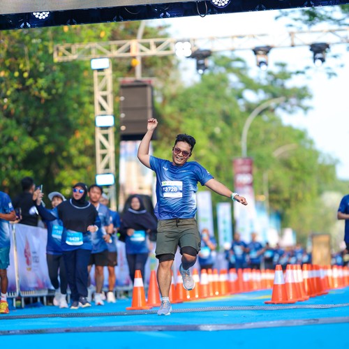 Race photo from BOGORUN 2026
