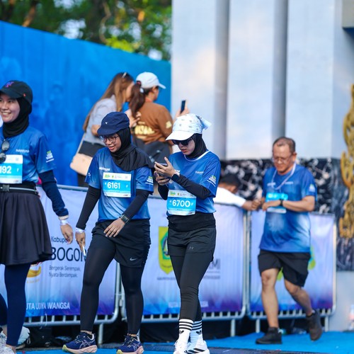 Race photo from BOGORUN 2026