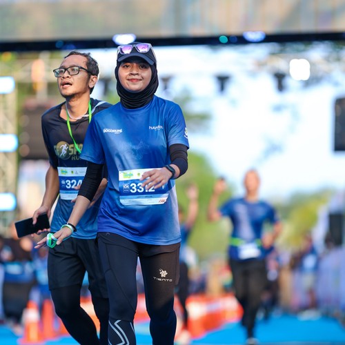 Race photo from BOGORUN 2026