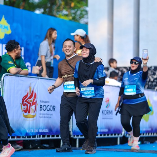 Race photo from BOGORUN 2026