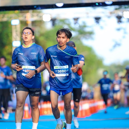 Race photo from BOGORUN 2026
