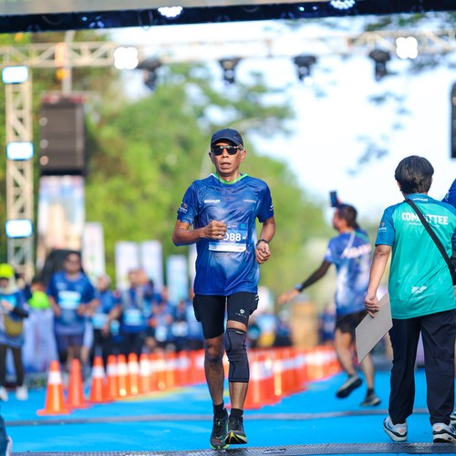 Race photo from BOGORUN 2026