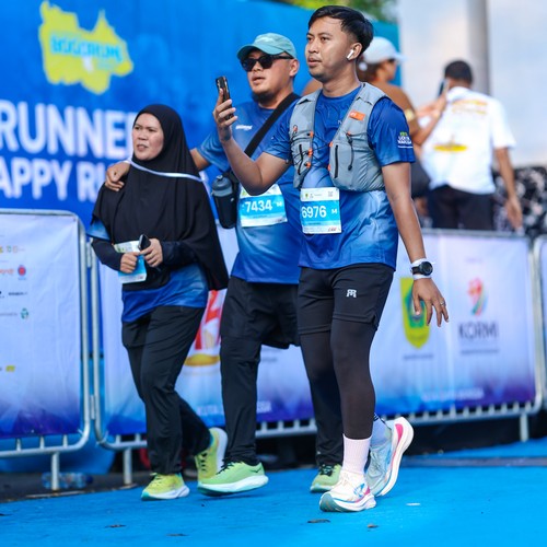Race photo from BOGORUN 2026