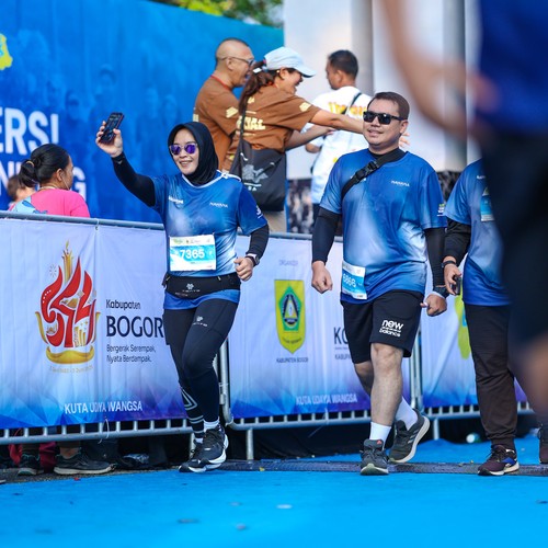 Race photo from BOGORUN 2026