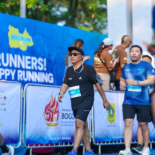 Race photo from BOGORUN 2026