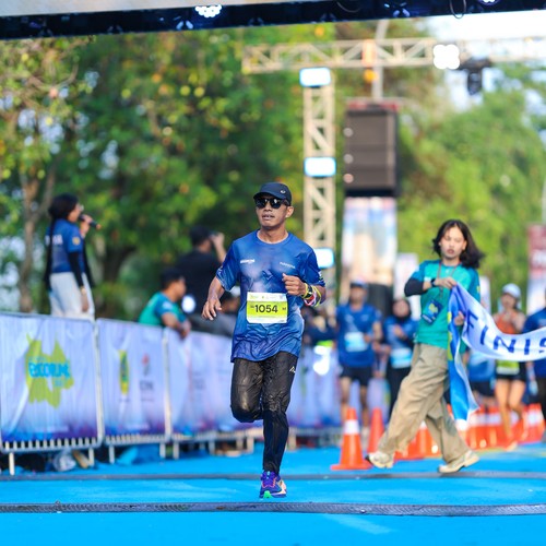 Race photo from BOGORUN 2026