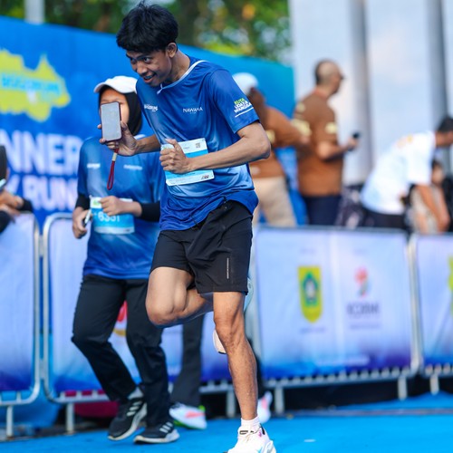 Race photo from BOGORUN 2026