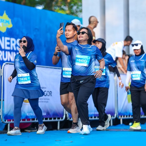 Race photo from BOGORUN 2026