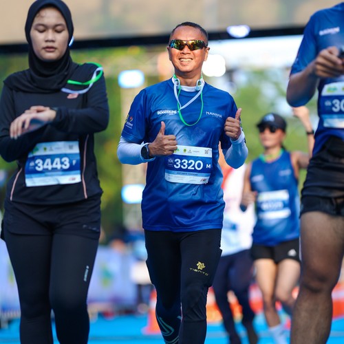 Race photo from BOGORUN 2026