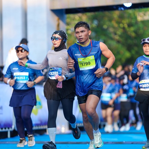 Race photo from BOGORUN 2026