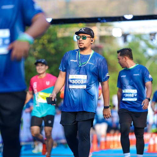Race photo from BOGORUN 2026