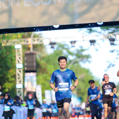 Race photo from BOGORUN 2026