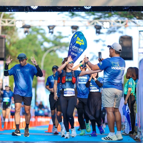 Race photo from BOGORUN 2026