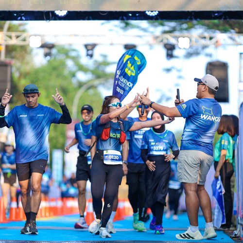 Race photo from BOGORUN 2026