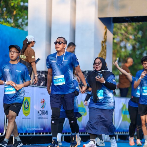 Race photo from BOGORUN 2026