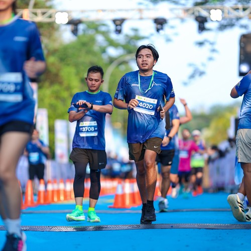 Race photo from BOGORUN 2026